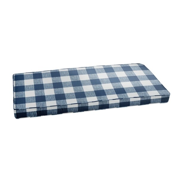 Buffalo plaid hotsell outdoor bench cushion